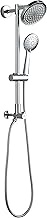 Fennocasa Polaris 2 Retrofit High Pressure Rain Shower System | Rain Shower Head and 3-Setting Handheld Spray Combo with Hose &amp; Slide Bar, 6" Adjustable Shower Head 2.5 GPM (Chrome)