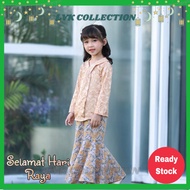 🇲🇾RAYA DEAL🌜⭐7tahun-12tahun Baju Kebaya Budak Saiz Besar Batik Set Baju Raya Budak Perempuan Kanak-k