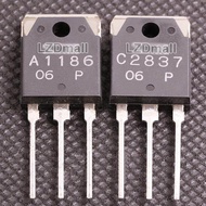 IC ใหม่ A1186เดิม1คู่ + 2SA1186 C2837 2SC2837เสียงเครื่องขยายเสียงทรานซิสเตอร์