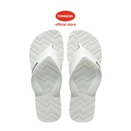 Havaianas Men's Track Waves Flip Flops-White