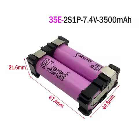 2s1p 3s1p 3s2p 4s2p 5s2p 4s1p Welding battery pack with bracket 35E Battery Pack 7.4v 10.8V 14.8v 18