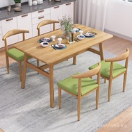 Simple Rental House Dining Table Chair Eating Nordic Dining Table Economical Dining Table Household 