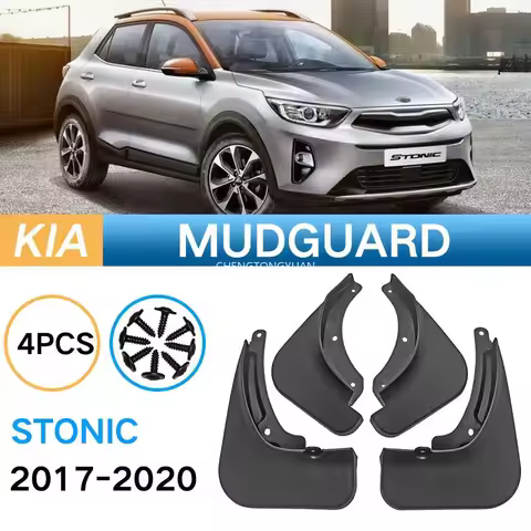 For Kia Stonic 2017-2022 Mudguards Splash Guards Front Rear Wheels Fender Car Accessories 4Pcs Auto 