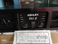 Power Amplifier Ashley PA1.8 Power Ashley PA 1.8 Class GB ORI 1800W