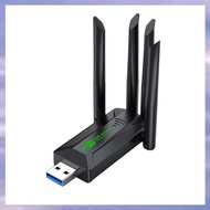 (XURN) 1200Mbps Dual Band USB3.0 Wifi Adapter 2.4GHz 5GHz WiFi Adapter with 4 Antenna PC Mini Comput