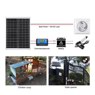 Solar panel 20W 18V Mono Solar Cell Panel Solar Charger Solar Power Module Charger used for charging 12V batteries in greenhouses, tents, RVs, cars, or supplying 12V lights