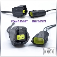 2 Pin Intake Air IAT Temperature Socket Sensor Wira 4G13 4G15 Mazda RX7 Triton Pajero Lancer 4D56 So