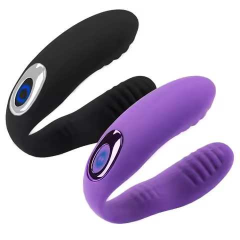 OMOBO Foreign Trade 10 Frequency U-shaped Jumping Egg Wearing Vibrator Couple's Sexual G-Spot Mastur