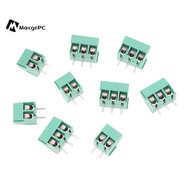 [MaxgePC] 50pcs Kf350-2p 3p 3.5mm 300v 10A Pitch 2 3 Pin Spliceable Plug-in PCB Screw Terminal Blo C