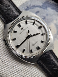 1962 Hamilton -Ricoh 聯名款 電子擺輪 Cal.  555E Watch 古董錶復古男錶手錶腕錶 👍整錶均清潔及機芯完整抹油保養，走時正常穩定，購後省心唔洗周圍搵師傅👍