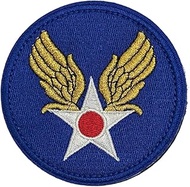 WW2 US AAC Army Air Corps Command Embroidery Patch Military Tactical Morale DIY Emblem Applique