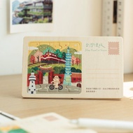 【拼風景明信片-台灣慢旅】台灣紀念品 / 木製卡片 /  25片拼圖