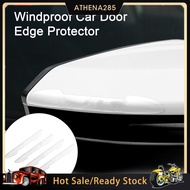 Athena 4Pcs/Set Transparent Silicone Car Door Edge Guards Invisible Anti-Collision Protector Strip Auto Bumper Anti-Scratch Trim Auto Door Handle Stickers