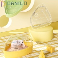 DANILO Pet Bath Container, Anti-spill Detachable Hamster Sand Bath Box, Rat Bathing Basin Transparen