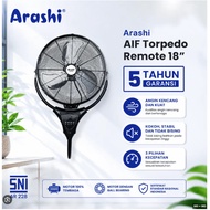 ARASHI 18 Inch Industrial Wall Fan REMOTE AIF 228 TORPEDO