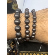 (*SIHIR & SANTAU* )*Gelang Teras/Galih Gemunggal Kelor Hitam Saiz 6MM /8MM/1OMM & 12MM 💯 Asli*+ *FRE