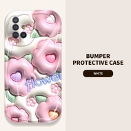 YBD Wave Pattern Phone Case for Samsung Galaxy A31 A51 A71 4G M40S A515F A315F Cute Cactus Flower an