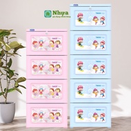 Duy Tan Tano Plastic Cabinet 3 Tiers - 4 Tiers - 5 Tiers