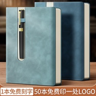 Work Notebook, Notebook With Clip On Function, Thick Business Notebook, Office Meeting Notebook
