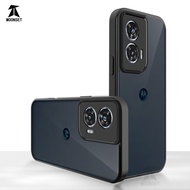 For Motorola Moto G35 5G Case Translucent Hard Back Skin-Feel Soft TPU Frame Shockproof Slim Thin Co