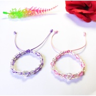 Woven Beaded Bracelet / Beaded Bracelet Woven Bracelet Rope Bracelet