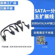 sata壹分五擴展延長線臺式電腦硬盤光驅串口通用15pin數據轉接線