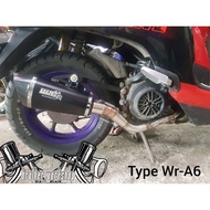 Wrc racing model exhaust free from Scoopy Beat Genio Vario110 Led type Wr-A6