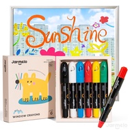 Jarmelo (Joan Miro) สีเทียนวาดรูปบนแก้วและกระจกได้ : Window Crayons