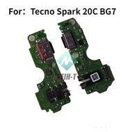 For Tecno Spark 20C BG7 BG7n USB Dock Charger Headphone Microphone Charging Board