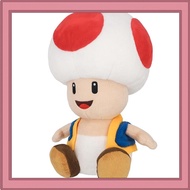 Sanei Boeki Super Mario ALL STAR COLLECTION Toad (M) W14.5×D14×H23.5cm Plush Toy AC79