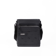 PLAYBOYรุ่นCipher Bag กระเป๋าสะพายข้างผู้ชาย รหัส ST-B252PBM312-BKดีไซน์ทรงเเมสเซนเจอร์หนังปั้มโลโก้