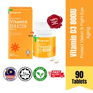 SPRINGHEALTH Plant Based Vitamin D3 (90 tablets) |  Vitamin D3 Vitamin D Supplement