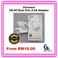 PAVAREAL CK-60 DUAL PORT 2.4A CHARGER / ADAPTER