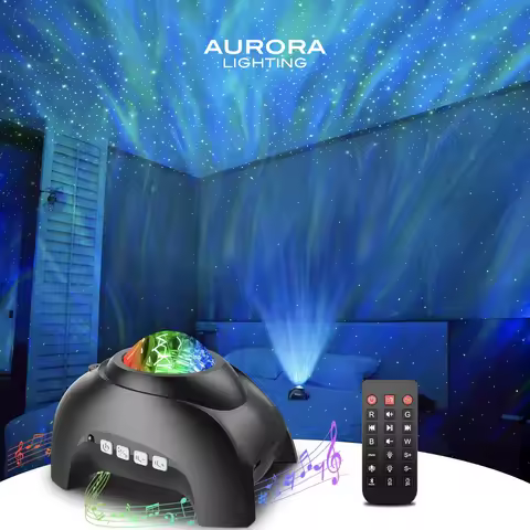 AURORA LIGHTING Star Projector LED Night Light Aurora Galaxy Projector Gifts for Kids Adults Christm