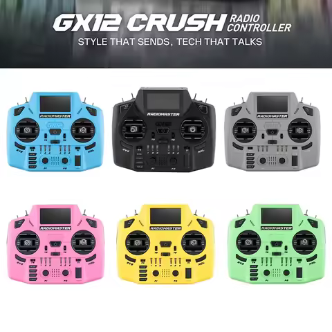 Radiomaster GX12 Crush 1000HZ 3D Digital CNC Hall Gimbal Dual Band Antenna emini XROSSBAND EXpressLR
