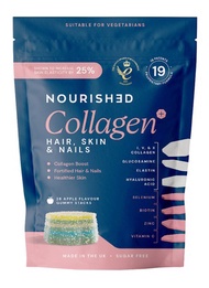 NOURISHED COLLAGEN + HAIR SKIN & NAILS VITAMIN GUMMIES