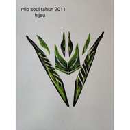 HIJAU MIO SOUL 2011 GREEN STRIPING