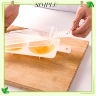 SIMPLESHOP Egg Steamer Cooker Steamer Tool 2 Eggs Food Gadget DIY Kitchen Tool Draining Egg Boiler