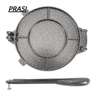 PRASI Dough Press, Aluminium Alloy 6.3 Inch Tortilla Press, Kitchen Tools Easy Clean Heavy Duty Blac