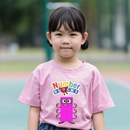 Baju Budak Number Blocks Number 8 T-Shirt Kanak-Kanak Children Kids