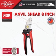 ANVIL SHEAR 8INCH AOK (Made In Taiwan), Heavy Duty