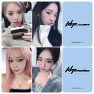 韩娱吒团Aespa小卡周边Whiplash特典冬宁宁梨柚仿真小卡8.6 Korean idol group Aespa photo card merchandise Whiplash special 