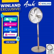 Asahi by Winland Asahi Retro Jet Wood Stand Fan 16" | Asahi Electric Fan JF-6079