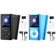 MP3 Player with Bluetooth 5.0, Music Player with 32GB TF Card,FM,Earphone, Portable HiFi Music Playe