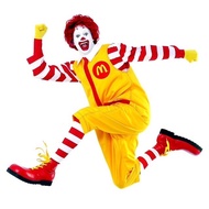 Fancy Dress McDonald Cosplay Funny/Clown Character Costume