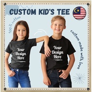 CUSTOM KIDs T-shirt Printing Cetak Baju Budak Custom Print Design/CUSTOMIZE