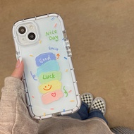 Rainbow paint transparent soft case oppo reno 11 pro a12 a53 a16k a18 a17k a38 a54 a31 a57 a9 2020 a