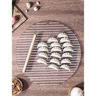 Yanxian Dumpling Plate Thickened Dumpling Cover Curtain Tray Household Transparent Large Non-Stick D