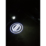 2pcs LED Fit For Nissan Murano Z50 Z51 GT-R GTR R35 Teana J31 X-trail Xtrail T30 T31 Car Logo Door L
