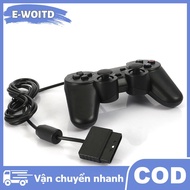 E-WOITD 1 cái mới nhất kết nối có dây gamepad cho Sony PS2 điều khiển cho Sony PS2 PSX phím điều khi